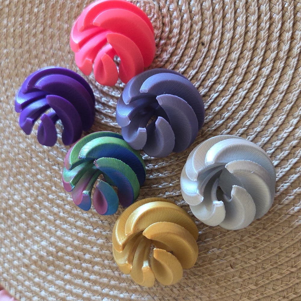 Twisted Ball Puzzle 3-D Printed - Picture 3 of 5